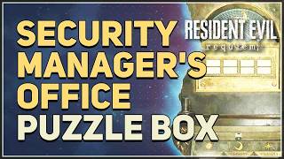 Security Manager's Office Puzzle Box Resident Evil Requiem 9
