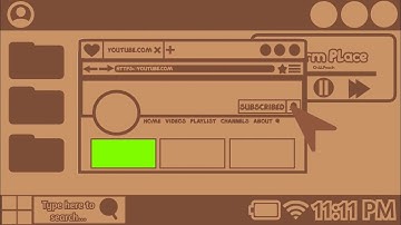 Aesthetic Brown Computer Intro Template *No Text* (Free to use!)