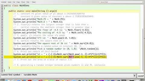 How to write math expressions in java