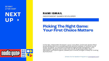Picking The Right Game: Your First Choice Matters, with Rami Ismail