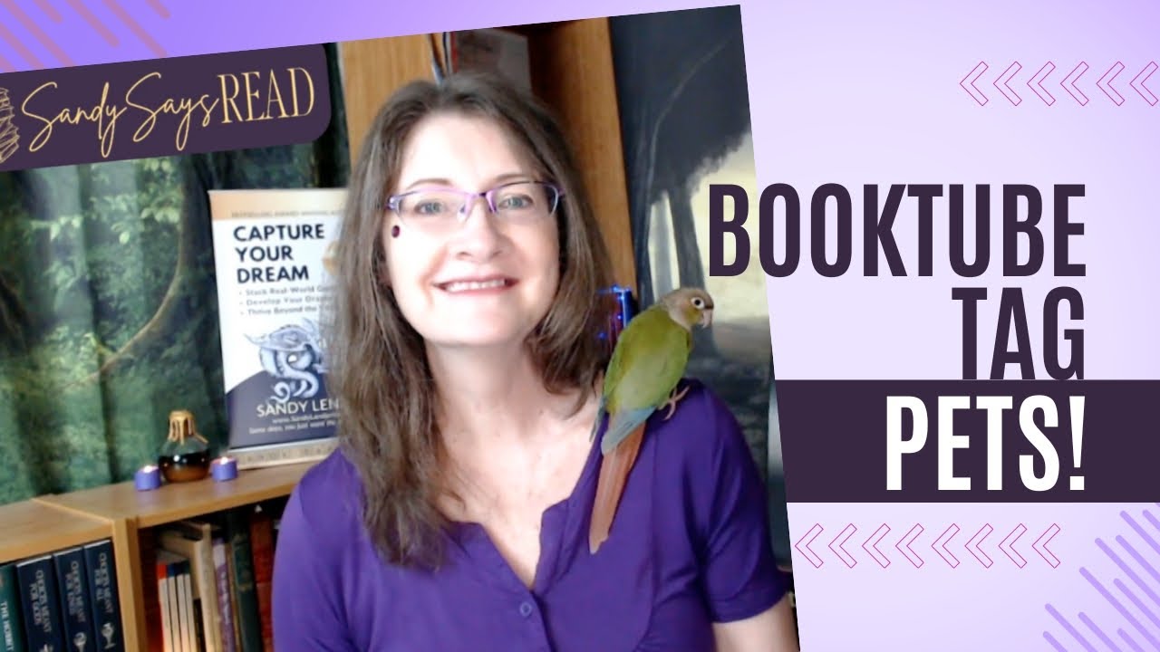 The Booktube Pet Tag with Cricket the Conure