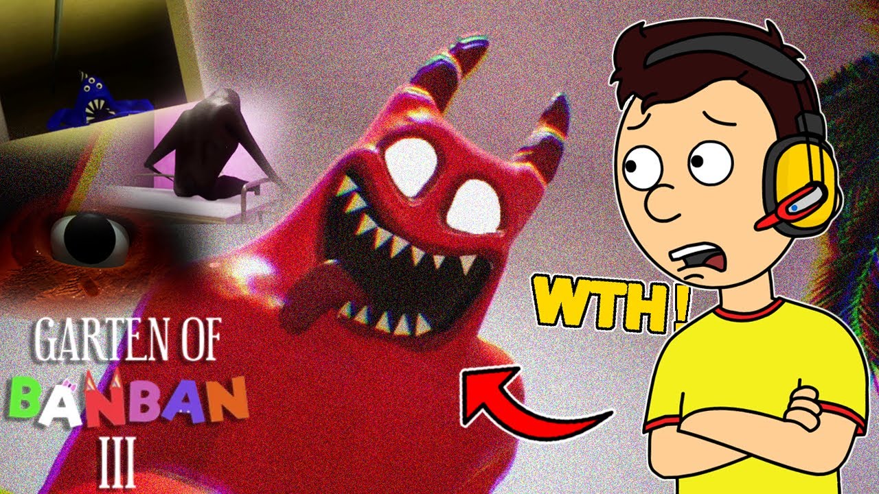 Caillou PLAYS the THIRD CHAPTER of Garten of Banban! | Garten of Banban 3 - Part 1