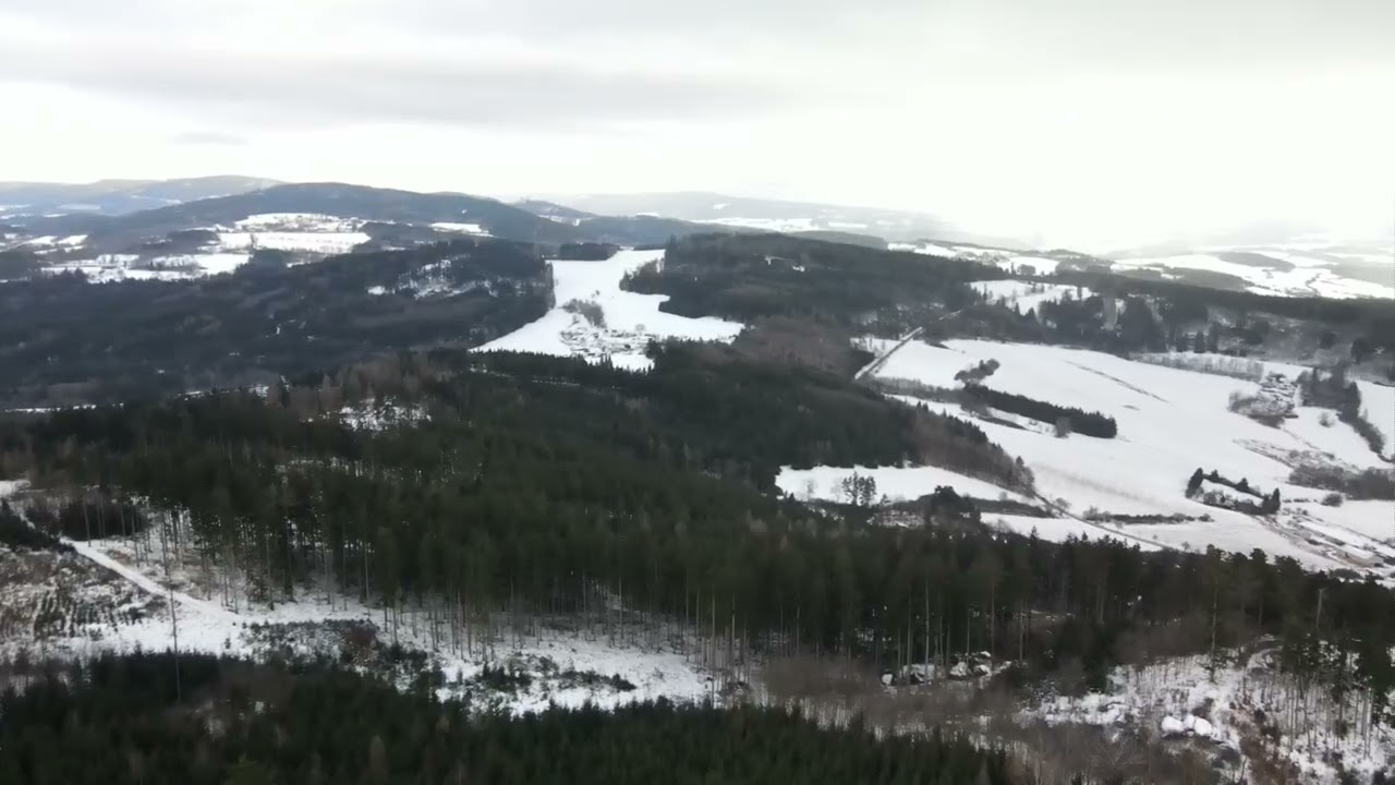 Krásná vyhlídka (727 m.) u obce Sušice