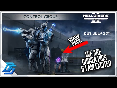 Helldivers 2 | New Control Group Warbond Announced, Warp Backpacks, Volley Rifles & Laser Turrets!