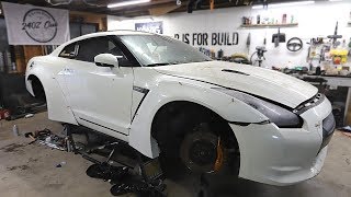 Got All the Parts Painted Up Perfectly on the Salvaged GTR