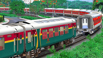 LHB RED COUPLING LHB DECCAN VISTADOME | BUMPY RAILROAD | Train Simulator | Railworks | NTG GAMING