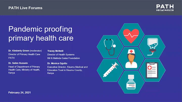 PATH Live Forum: Pandemic proofing primary health ...