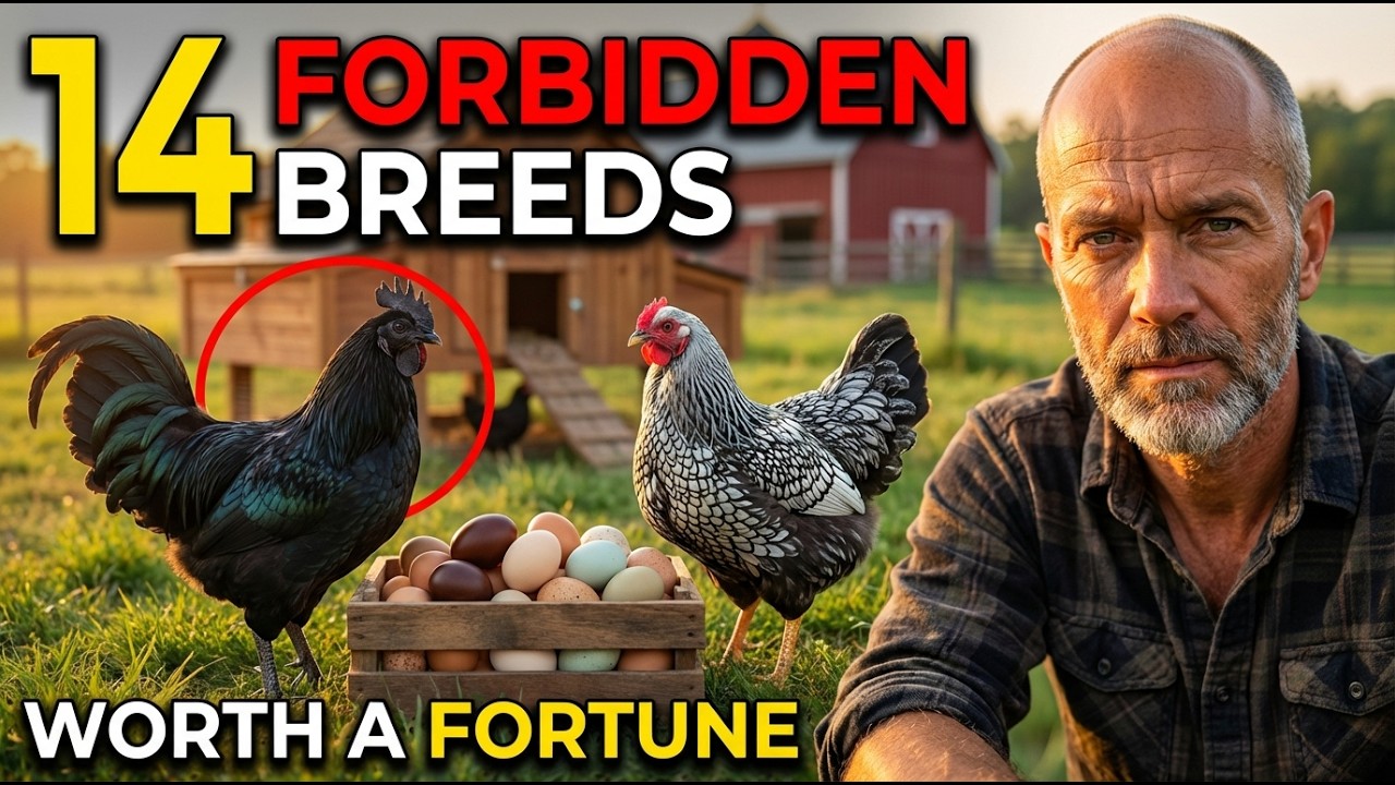 14 FORBIDDEN Breeds That Lay Eggs Every Day and Are Worth a FORTUNE (Nobody Raises Them)