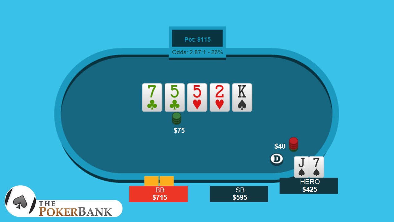 The poker bank splitsuit