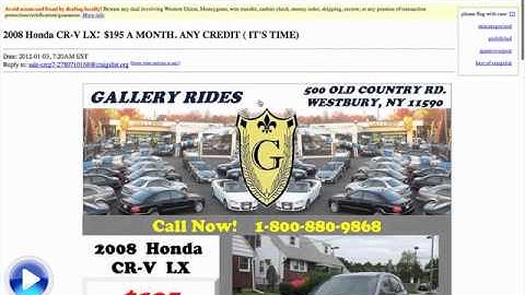 Craigslist Cars for Sale Search Engine Tutorial