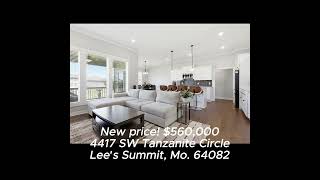 New price!  4417 SW Tanzanite Circle Lee's Summit, Mo