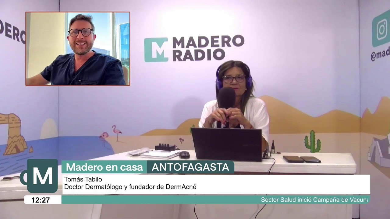 🔴 #MaderoEnCasa:  Tomás Tabilo  Doctor Dermatólogo y fundador de DermAcné