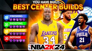 ALL BEST CENTER/POWER FORWARD & LOCKDOWN BUILDS ON NBA 2K24 FOR EVERY MODE - BEST BUILDS 2K24