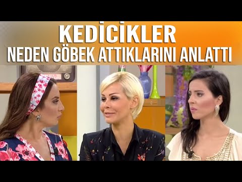 Kedicikler stüdyoda Adnan Oktar'ın gözüne bakıp neden göbek atıyor!