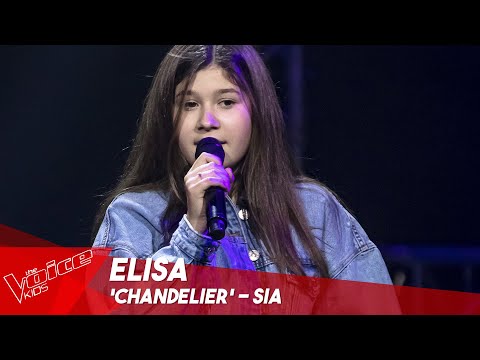 Elisa - 'Chandelier' | Blind Auditions | The Voice Kids Belgique