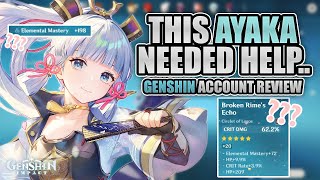 This account needed SERIOUS help... | Endgame AR55 | Xlice Account Reviews #16 | Genshin Impact