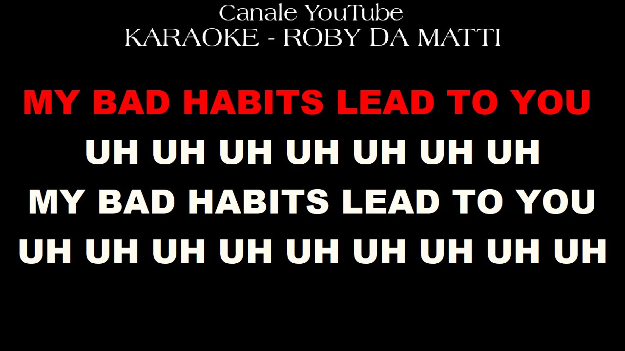 Ed Sheeran   Bad Habits Karaoke