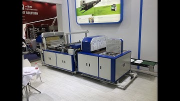 garbage bag five folding bag making machine