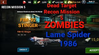 Dead Target Zombie Recon Event Mission 5 Gameplay. Fim-92 Stinger Kills