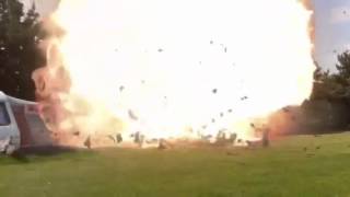 How to blow up a caravan