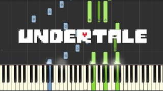 UNDERTALE -  Piano Medley (Synthesia Tutorial) chords