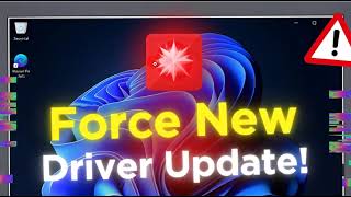 Force Windows 11 To Use New Driver Update Old Version Still Active