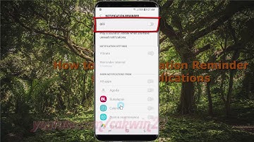 Android Nougat : How to set Notification Reminder specific applications in Samsung Galaxy S8 or S8+