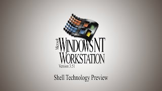 Windows NT 3.51 - Shell Technology Preview