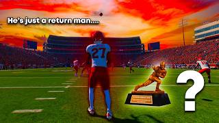 Can a Kick Returner Win the HEISMAN?