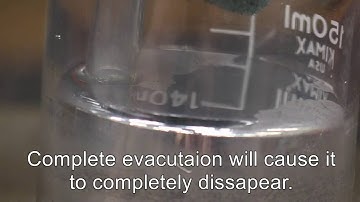 Torricelli Barometer: Column of mercury in bell jar