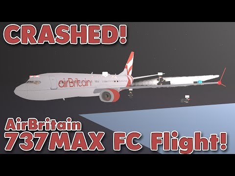 Crashed Airbritain First Class 737max Flight Roblox - roblox airbritain boeing 767 200