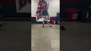 BB lateral squat