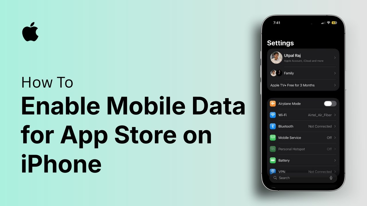 How to Enable Mobile Data for App Store on iPhone