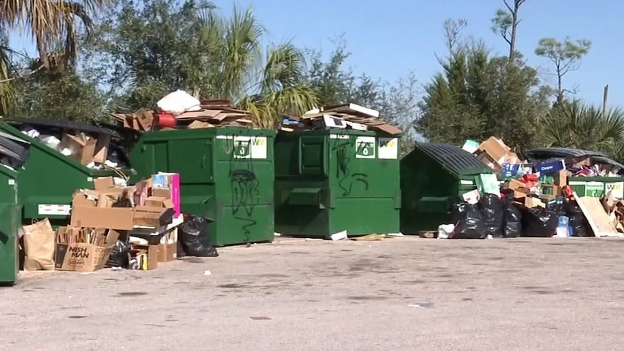 ITEAM Some Jacksonville recycling dropoff bins overflowing with