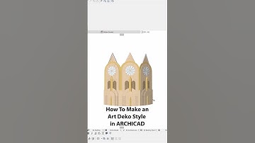 Art Deko Style in Archicad Tutorial #shorts #archicad #archicadtutorial