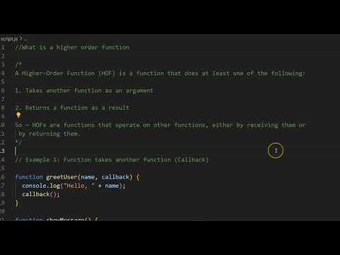 Higher Order Function in JavaScript | Explained with Examples | Javascript Interview Questions