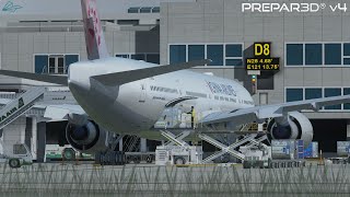 Prepar3D v4.5 | Taipei to Ontario | RCTP-KONT | PMDG 777-300ER | Flight Simulator | P3D