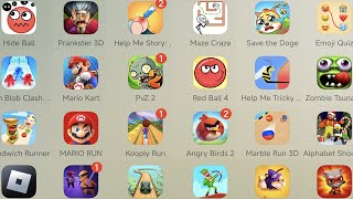 join blob clash 3D,Roblox,zombie tsunami,Super Mano Boros Run,Sonic dash 2,Plants Vs Zombies 2,... screenshot 4