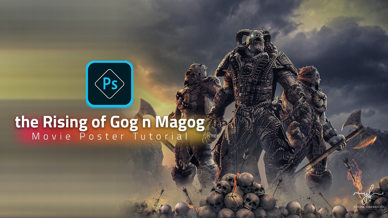Create Epic Movie Poster Design in Photohsop / The Rising of Gog Magog