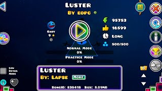 Luster 100% by eopc [ex easy demon] Easy 9 stars?