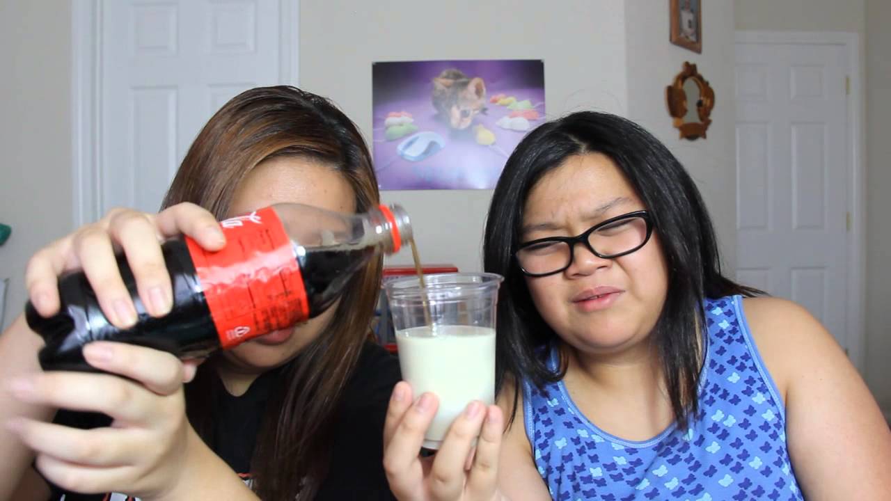 Milk and Soda Challenge YouTube