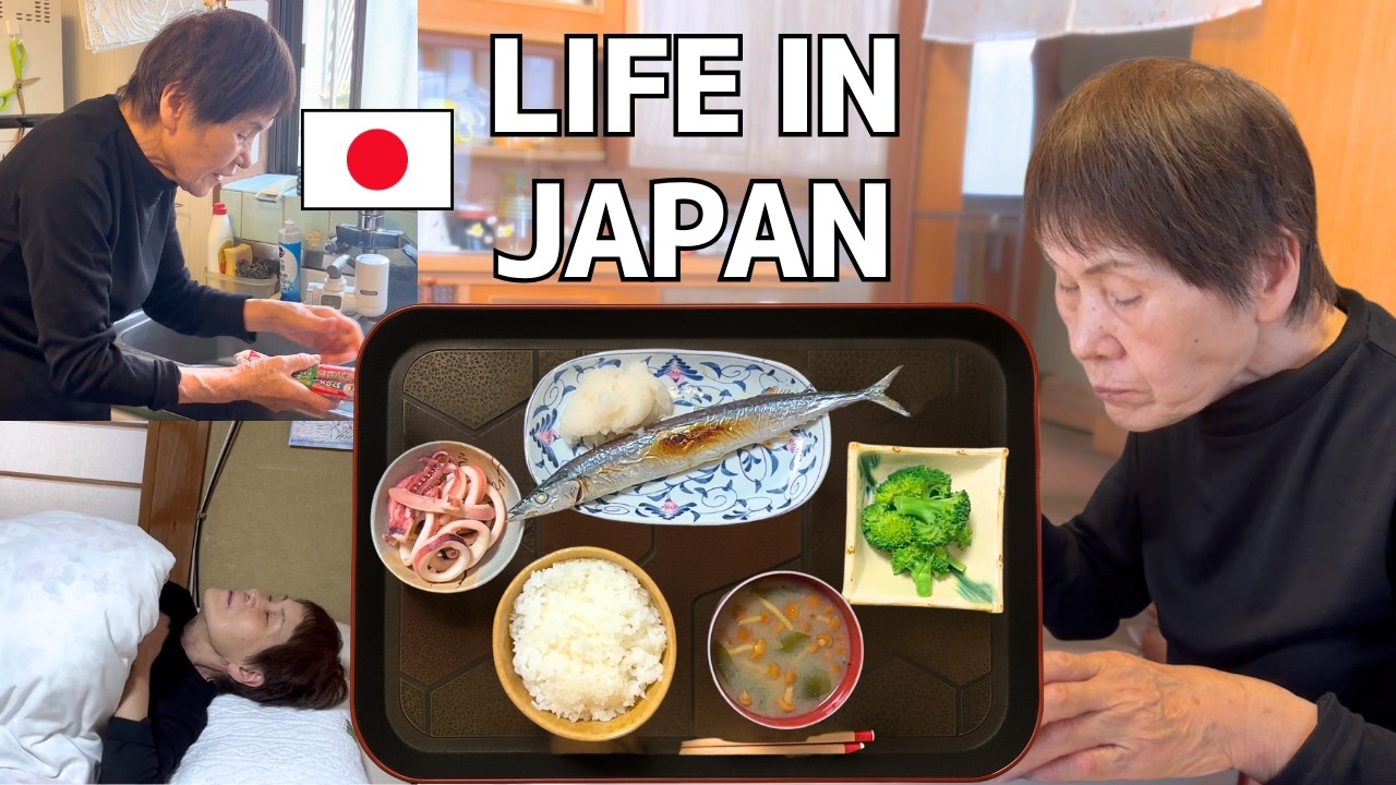 A Day in the Life of an 83-Year-Old Japanese Grandma | Daily Routine & Home-Cooked Meals