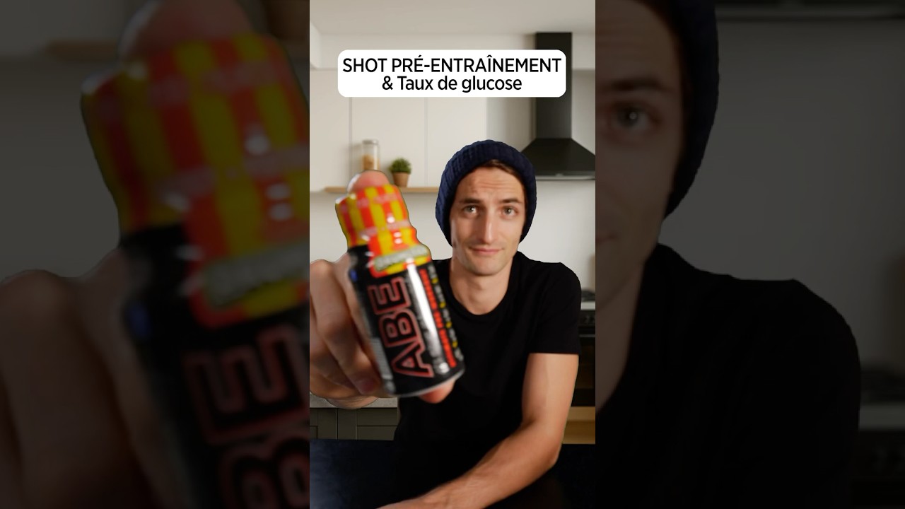 Voyons comment le shot de pré-entraînement affecte mes niveaux de glucose.