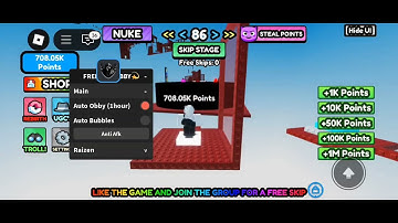 FREE UGC OBBY SCRIPT | Auto complete obby | Auto Bubbles | 😱😱