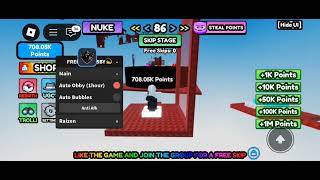 Free Ugc Obby Script Auto Complete Obby Auto Bubbles