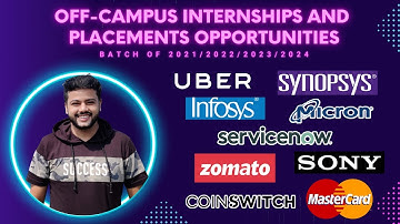 Off-Campus Placement and Internship Opportunities | Zomato | Micron | Batch of 2021 | 2022 | 2023