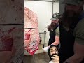 Separating A Beef Rib Chunk Asmr Mrbeast Meat Beef Shortsvideo Viral Ribhump Meat Pro1 
