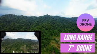 Drone terbang muncak bukit sesar cimandiri sukabumi, FPV drone long range