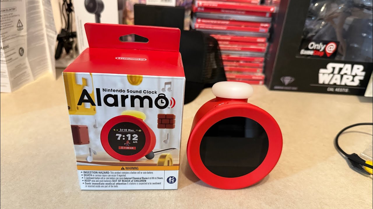 Unboxing Nintendo Sound Clock: Alarmo™ - YouTube