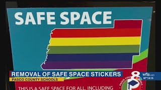 Reaction mixed to Pasco County Schools’ removal of ‘safe space’ stickers